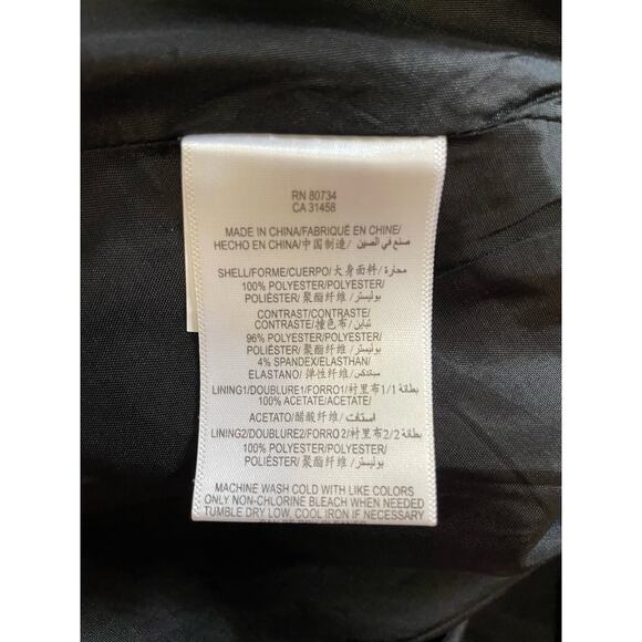 Max & Cleo, Black Cocktail Party Dress, Size 10, Stretch and Layers of Tulle - Picture 7 of 8